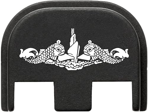 NDZ Performance Placa de cubierta deslizante trasera para Glock 17, 19, 19X, 22, 23, 26, 27, 34, 45, Gen 5, 0.354in, .40, S&W, aluminio anodizado