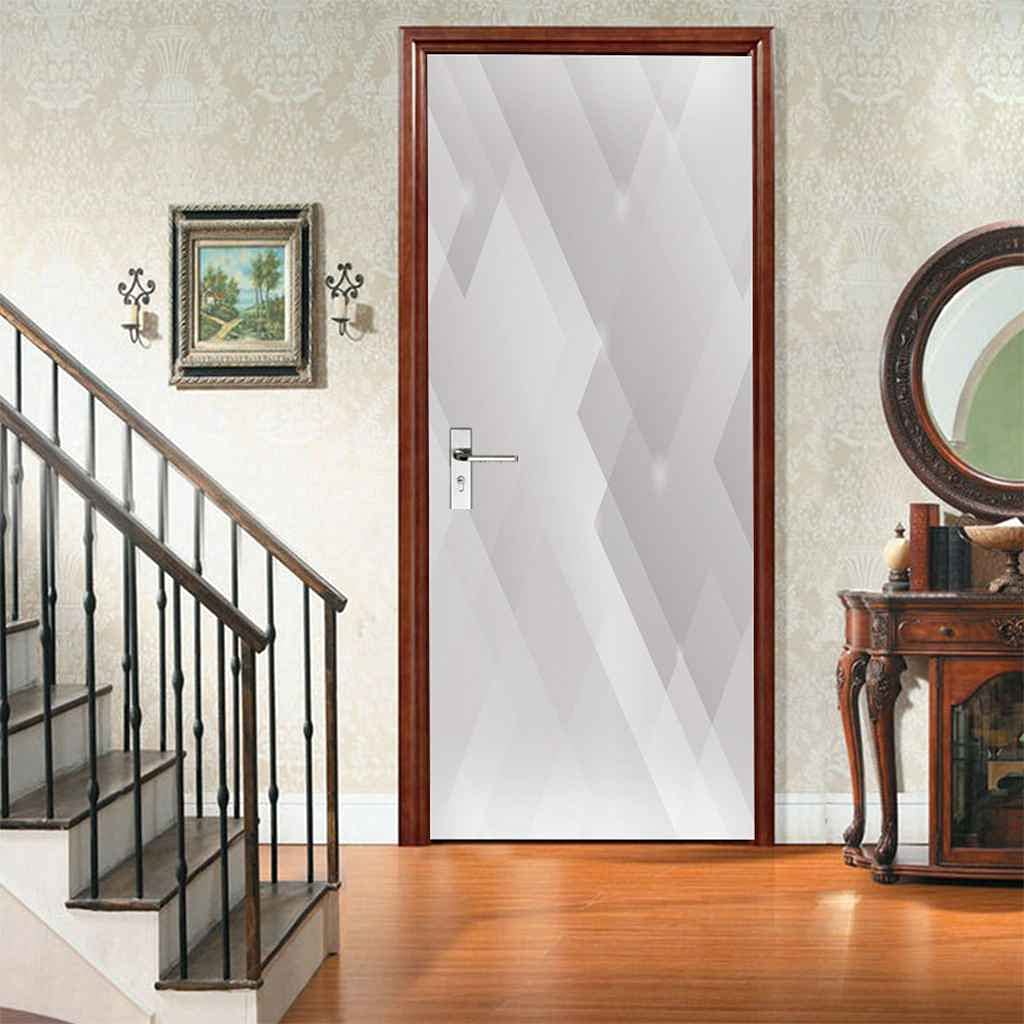 JFEDMN Carta Parati Porta Rimovibile 77X200Cm Adesivi Per Porte Interne