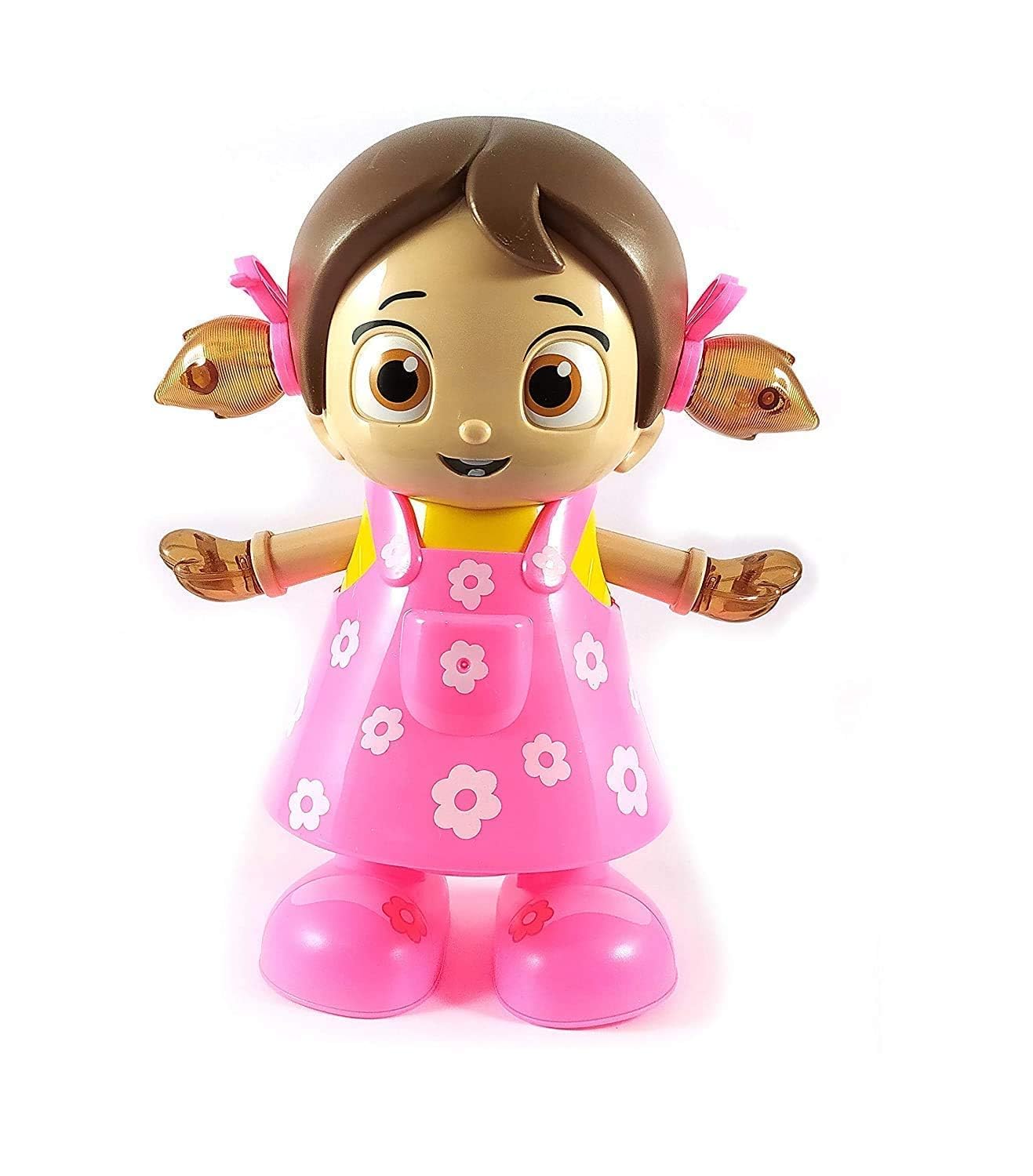 Musical Dancing Girl Doll Toy for Kids | Electronic Walking Doll with Swinging Arms & Feet | Flashing LED Lights & Music Sounds | Interactive Learning Toy Gift for Toddlers & Girls (Pink)-image-48