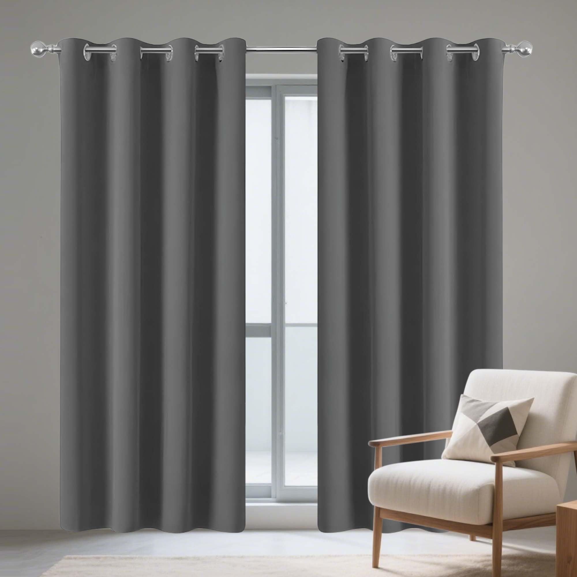Rideau court moderne pour chambre et salon, isolation thermique et noir complet assurés