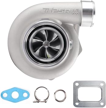 Pulsar Turbo PTE 6766 T4 Open Inlet, Vband Outlet 0.96A/R Turbo UP to 935HP | Dual Ball Bearing Billet Compressor Wheel Turbocharger