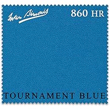 Iwan Simonis 860HR Pool Table Cloth Tournament Blue, for Rails Only 6 Rails