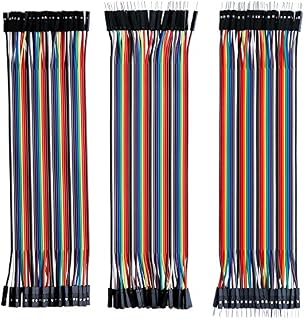 Elegoo EL-CP-004 120pcs Multicolored Dupont Wire 40pin Male to Female, 40pin Male to