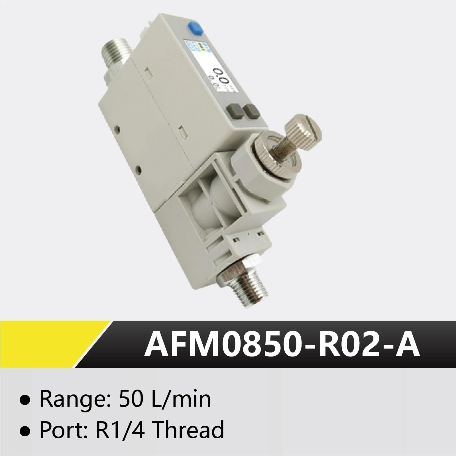 Medidor digital de flujo másico para nitrógeno y oxígeno con válvula de aguja RS485, salida NPN de 1-5 V, medición y control de precisión, ideal para aplicaciones industriales