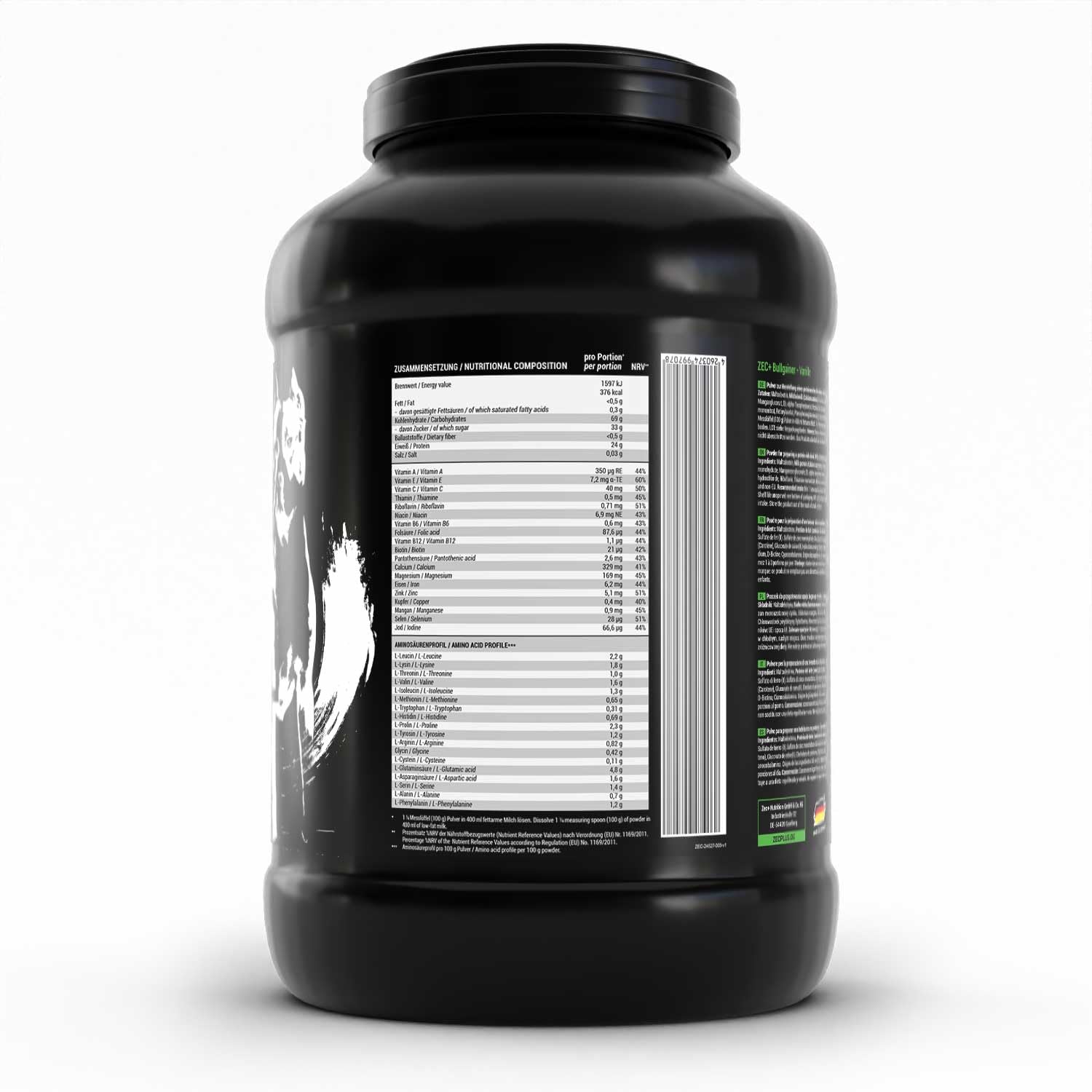 Zec+ Bullgainer (3500g) Vainilla Aumento de Peso Sin creatina