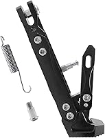 Vista 11 de Soporte de patada universal para motocicleta, accesorios para moto, scooter modificado, trípode ajustable de aleación CNC, soporte lateral para pie