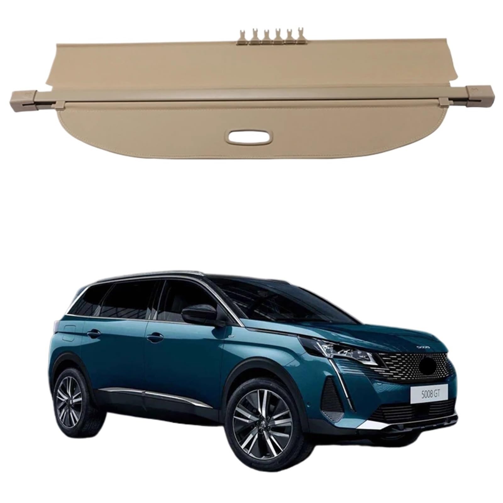 Car Accessories Retractable Cargo Cover Car Rear Parcel Shelf For B200