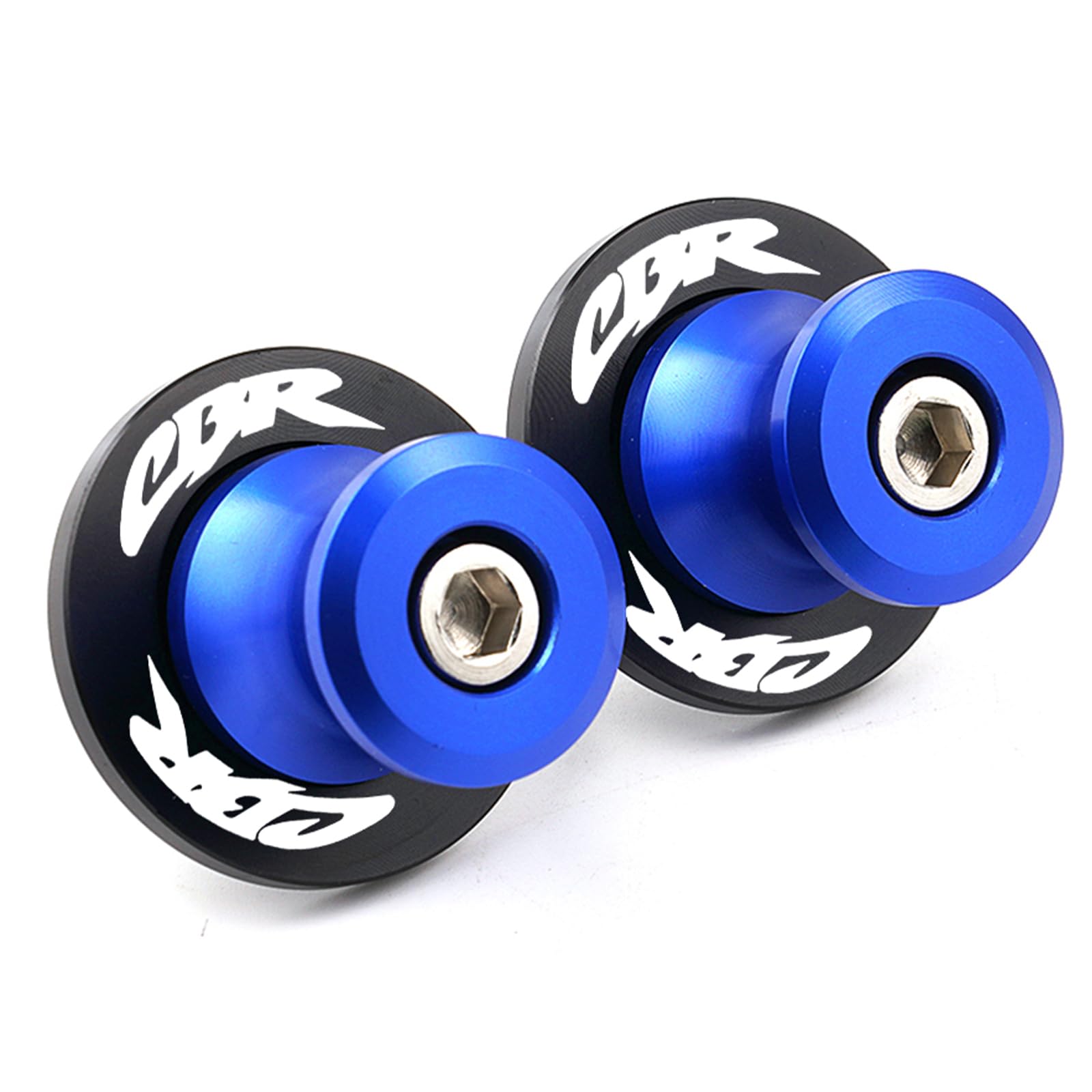 8mm Nottolini Per CBR600RR CBR1000RR CBR 600 900 1000 RR CBR 900 RR 954 RR 250R Accessori Moto Vite per Cavalletto M8 Bobine Forcellone Oscillante (Blu)