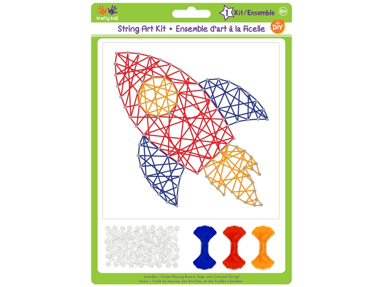 Multicraft ImportsRocket Krafty Kids String Art Kit