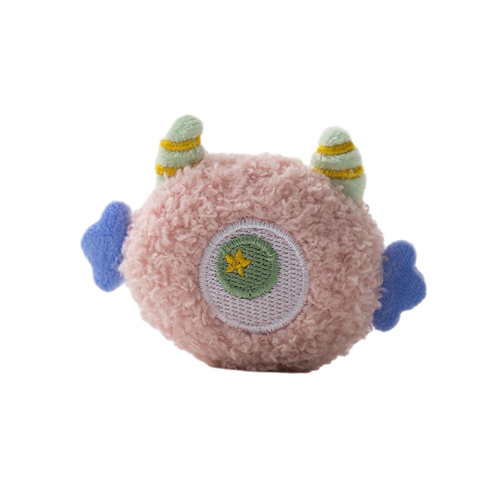 cdar Sounding Dog Toy Cartoon Shape Padded Soft Fatigue Interactive Entertainment Squeeze Dog Squeaky Chew Toy Pink