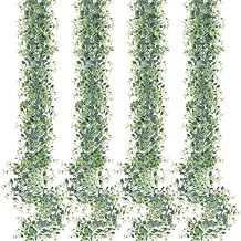 Artificial Eucalyptus Garlands Fake Hanging Vine Plant, Fake Greenery Vines for Wedding Table Backdrop Arch Wall Party Home Decor 4