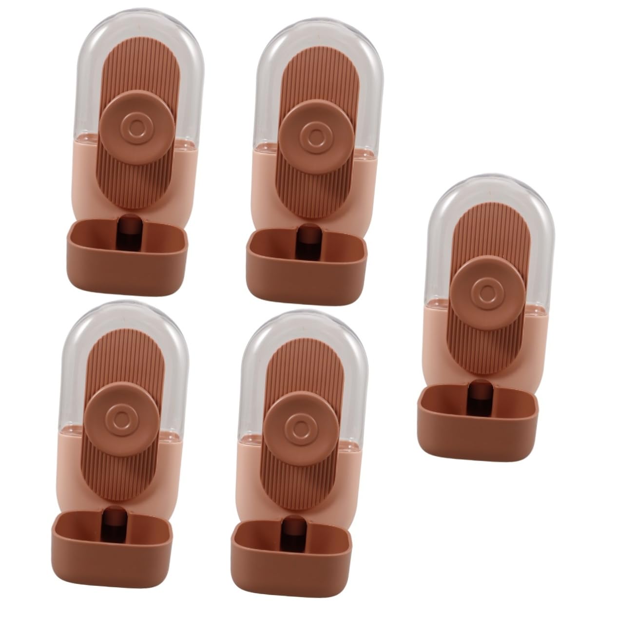 BESPORTBLE 5 Piezas Fuente De Agua para Mascotas Comedero De Agua para Ratas Dispensador De Agua De Jaula Comedero Automático De Agua para Pájaros Botella De Agua De Conejos Rosa Las Caderas