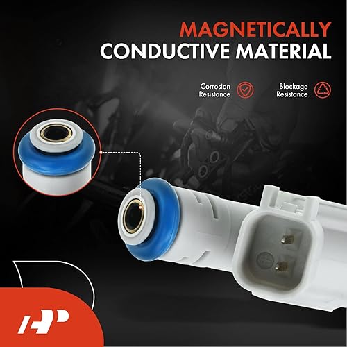 Miniatura 5 de A-Premium Inyectores de combustible compatibles con Ford Ranger 2001-2003 y Mazda B2300 2001-2004 L4 2.3L, gas, juego de 4, repuesto # 82211159,