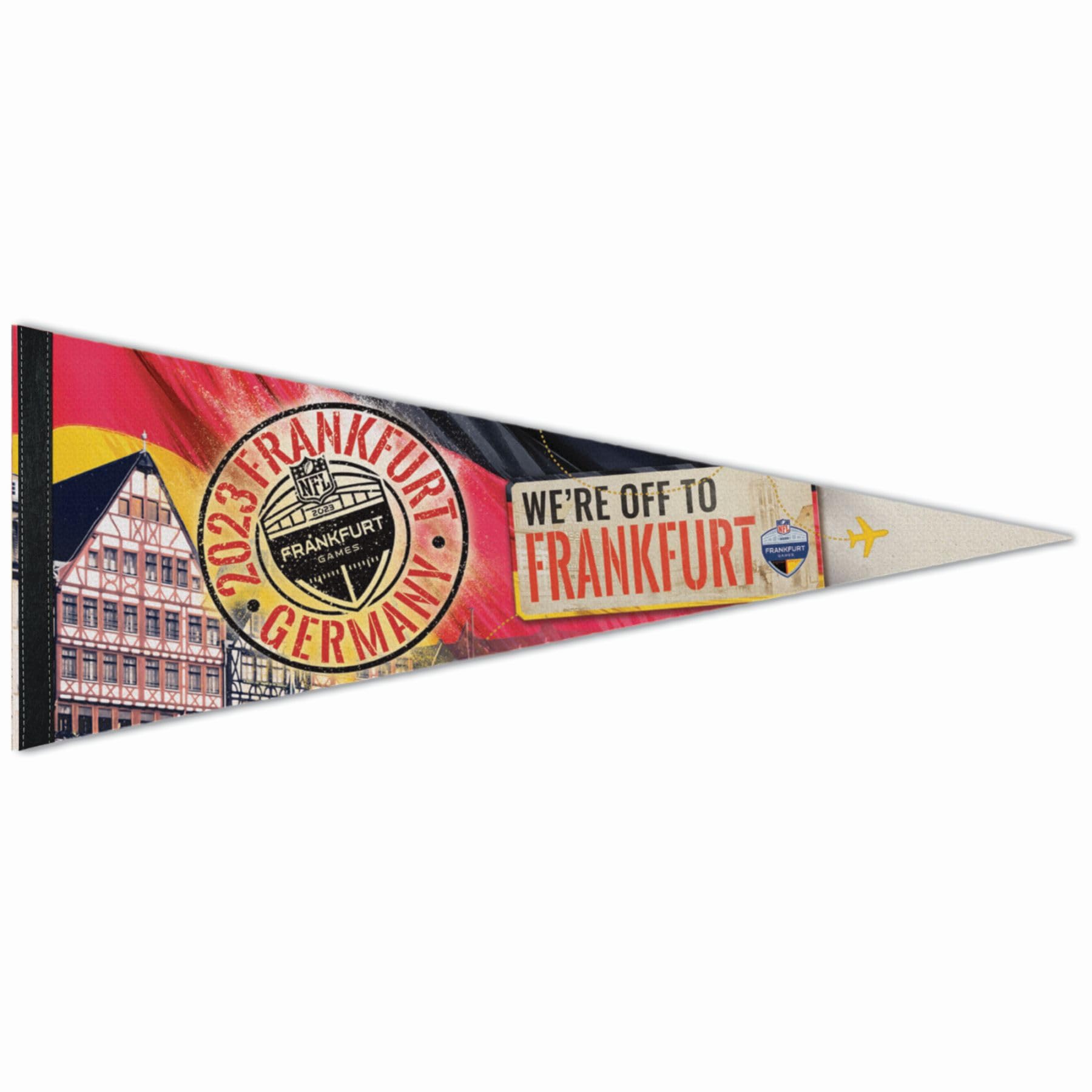 Fanion NFL Frankfurt Game 75x30cm pour combler le manque de décoration sportive américaine authentique
