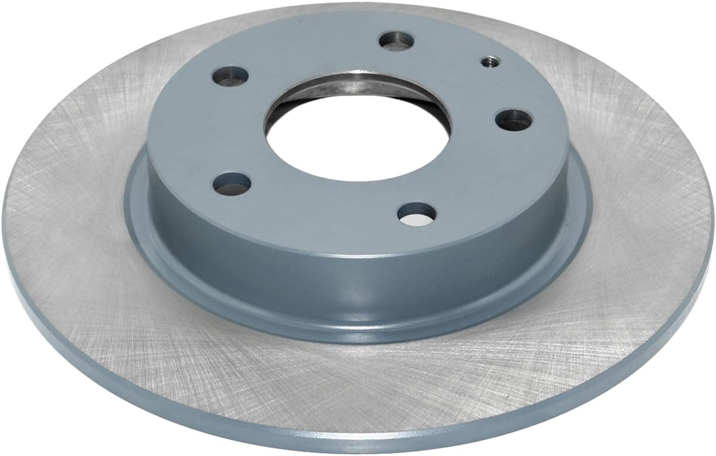 BR90128801 Titanium Series Solid Rear Brake Rotor Compatible With Select Mazda 3 14-22 Models