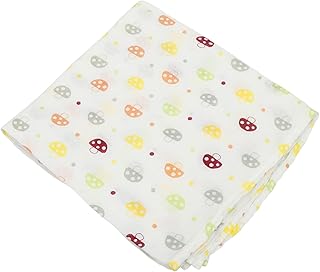Yardenfun 1 pç Baby Wrap Toallas Recien Nacido Baby Swaddle Wrap Saco de Dormir de Verão Recém-nascido Cobertor Envoltório Infantil Envoltório Toalha de Banho Estampada Toalha de Algodão Envoltório