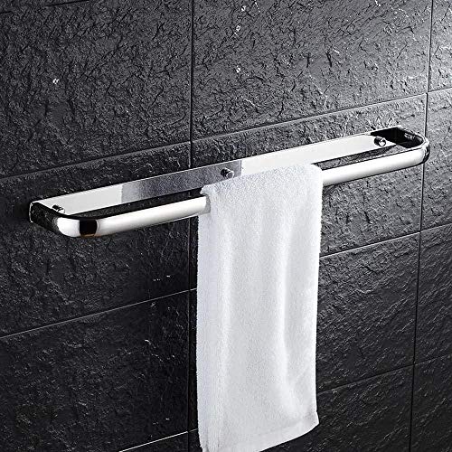 Tige unique porte-serviettes en acier inoxydable avec fixation murale - 4
