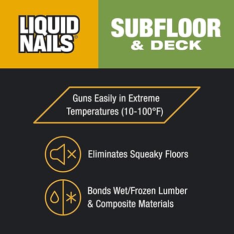 Liquid Nails 28 oz Subfloor & Deck Construction Adhesive