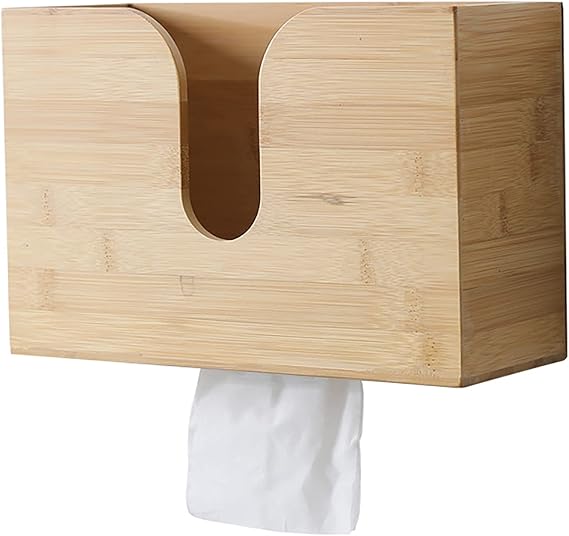 INFJMH Tisch-Handtuchspender Mit Sichtfenster - Plastik-Box Für 200 Blatt Küchenpapier