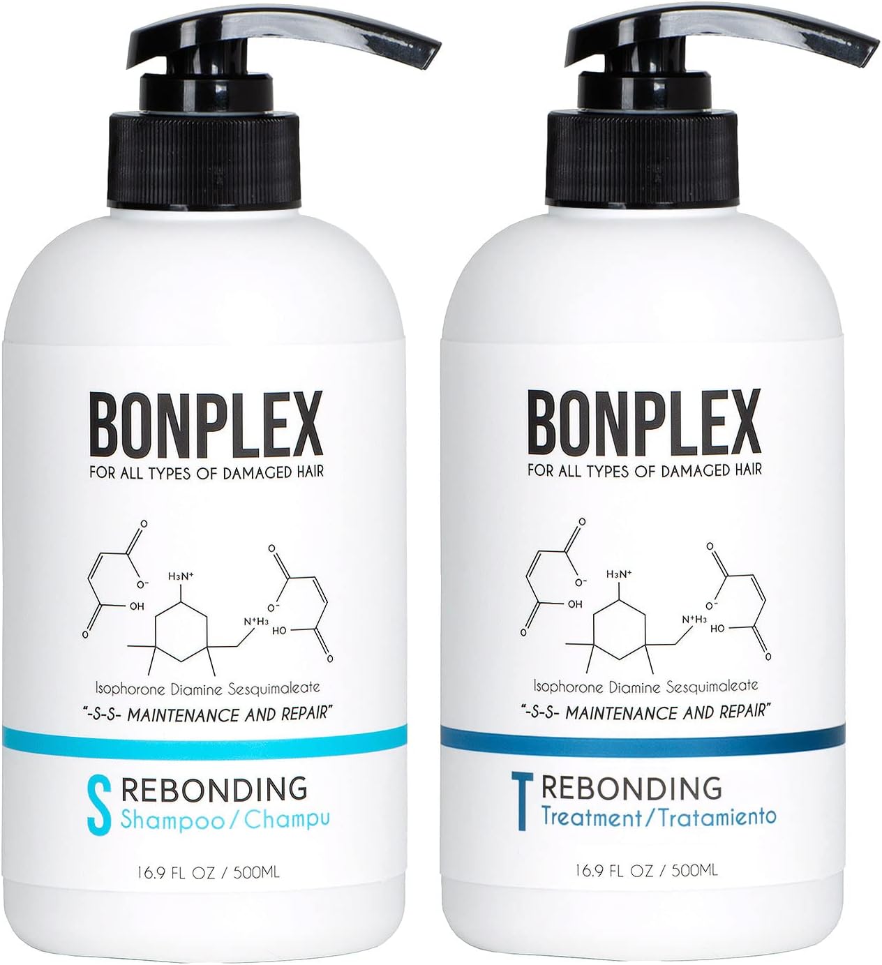 Perfect Bonding Concentrate Restoring Shampoo Treatment for Damaged Hair Repair, Bond Strengthening & Color Longevity for All Hair Type Rebonding Repair Shampoo and Treatment Duoโฆ (16.9oz)