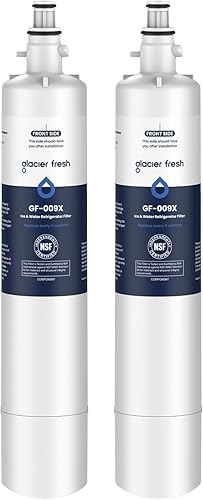 GLACIER FRESH Repuesto para filtro de agua para refrigerador RPWFE, RPWF (chip integrado), compatible con GFE28GYNFS, GFE28GELDS, PFE28KELDS,