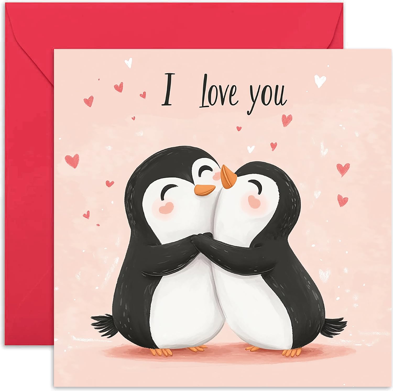 I Love You Valentine's Day Card for Boyfriend - Romantic Gift for Girlfriend, Happy Wedding Anniversary for Wife Husband, Thinking of You Present for