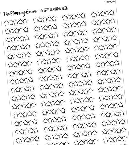 Star Rating for books stickers | Reading Stickers | Gift idea for planners | Gift idea for readers | Planner Stickers | Reading Stickers | Buju