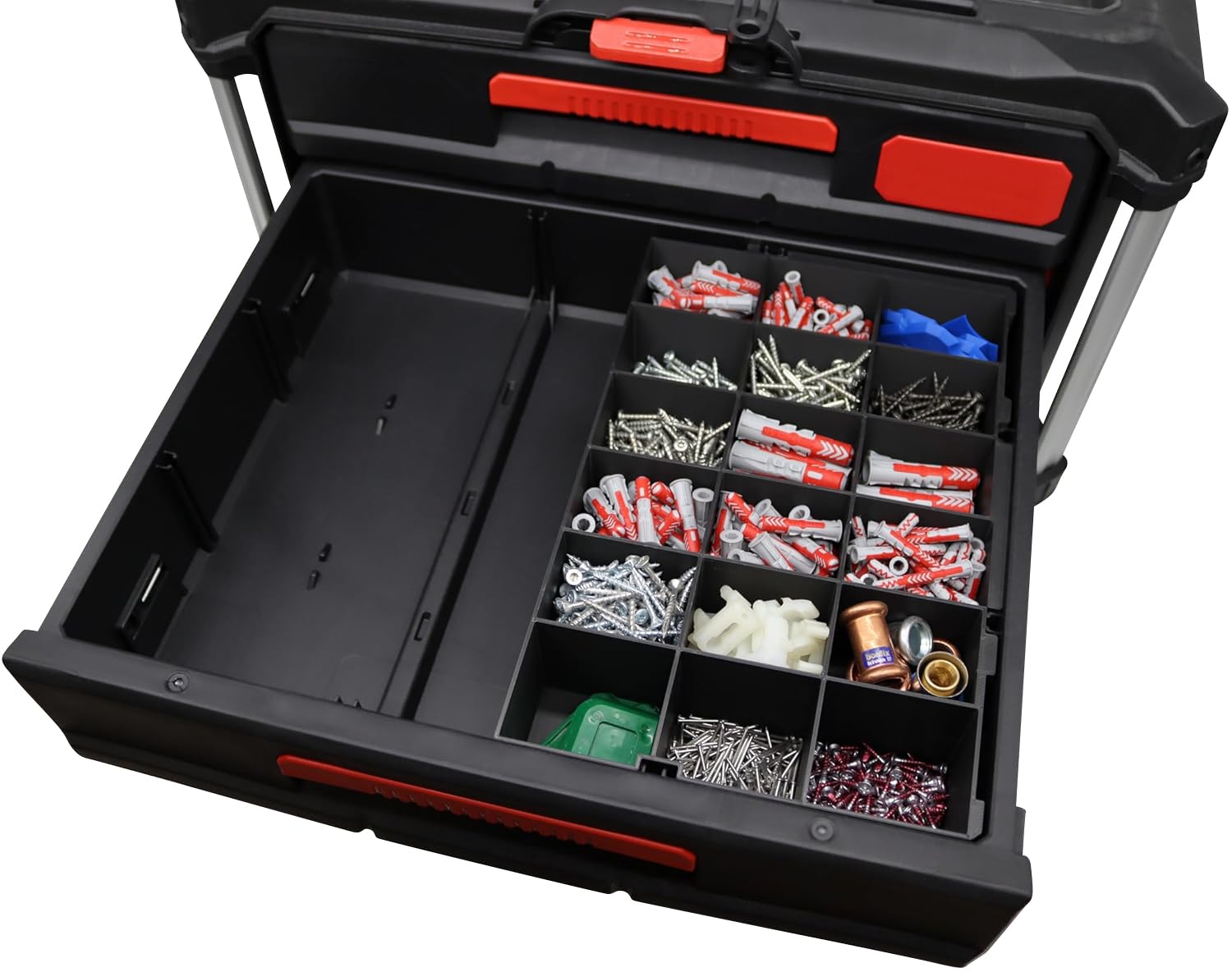 Compatible with MILWAUKEE Packout - 3D Printed PLA+ Insert for Organizer for Small Parts & Accessories #1 | Organiser for 2 & 3 Drawer Packout system - Ready Delivered & Perfect Fit (Assortment 1)