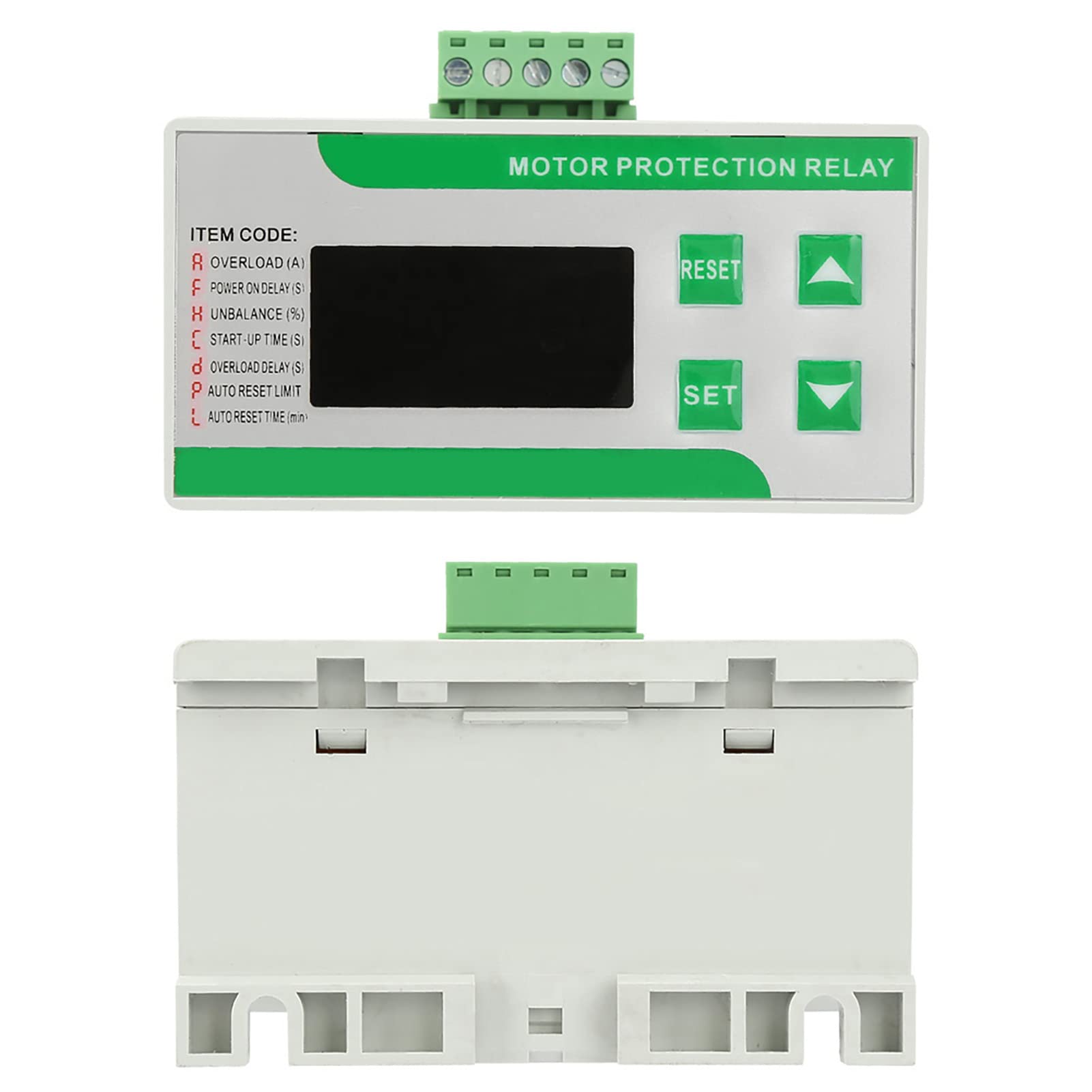 Protezione per Motore Elettrico Digitale 220/380 V CA, Protezione per Perdita di Fase da Sovraccarico 2-99 A con Display, Dimensioni Compatte per Pompe, Gru, Ascensori (AC220V)
