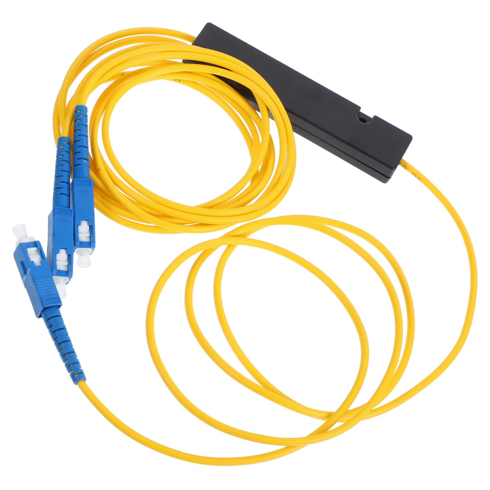 Gadpiparty 5pezzi Optic Cord Splitter Fused Optical Cable Stabilità e Trasmissione Connettori Protettivi Flessibile Impianti Tv