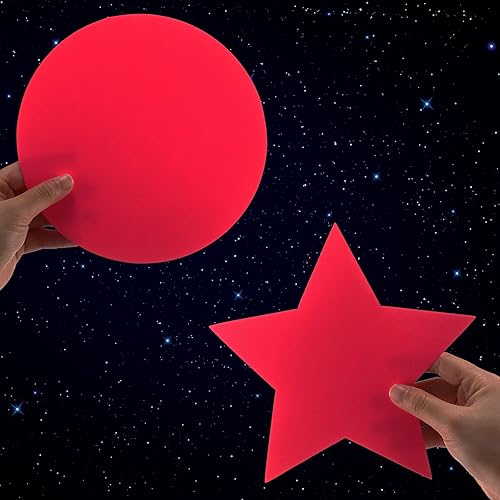 Miniatura 6 de Lincia 100 hojas de cartulina de papel de neón a granel para pista de baile, suministros de fiesta y decoraciones de bricolaje, neón UV con 200