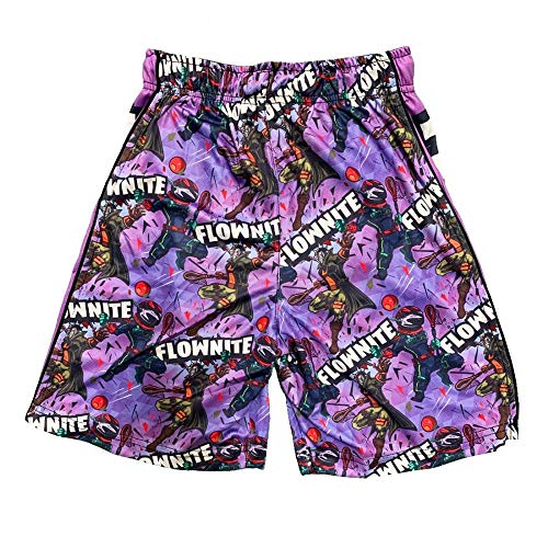Flow Society Flownite Boys Lacrosse Shorts | Boys Lax Shorts | Lacrosse Shorts For Boys | Kids Athletic Shorts For Boys Purple #TOP2