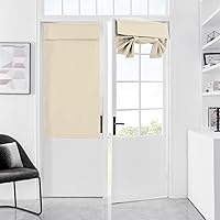 Vista 17 de Cortinas para puerta de aula, cortina de ventana con protección total de privacidad, panel de ventana opaco sólido, para puertas de vidrio, puertas