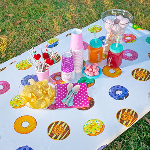 Tablecloth For Folding Table -Fitted Rectangular Table Cloth For 6 Foot – Size 32 X 72 Inch - (180 X 75 Cm) Plastic Vinyl Flannel Backed With Elastic Rim- For Christmas|Parties, Waterproof #TOP4