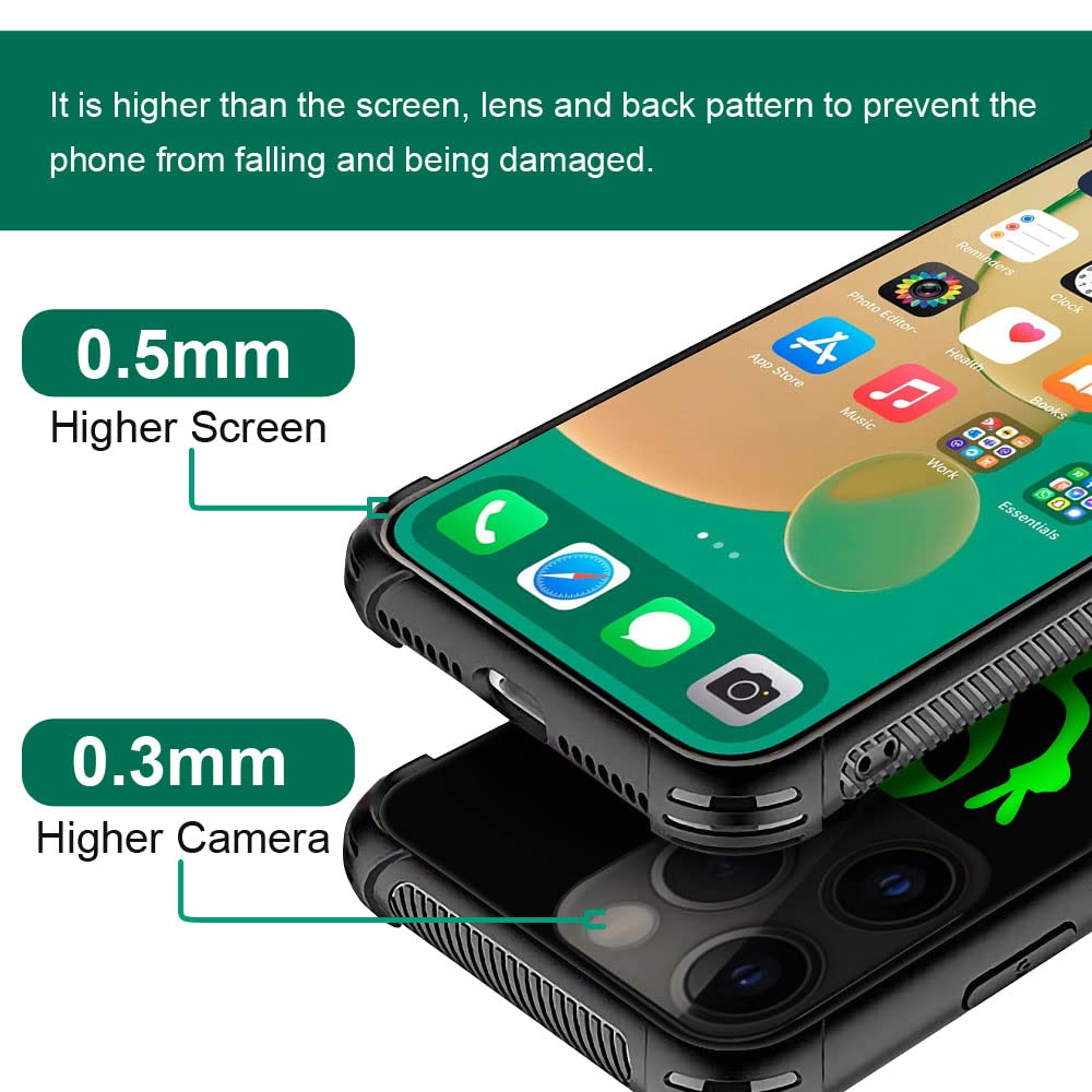 Amazon.co.jp: TnXee iPhone 14 Proケース、Alien Victory Gesture
