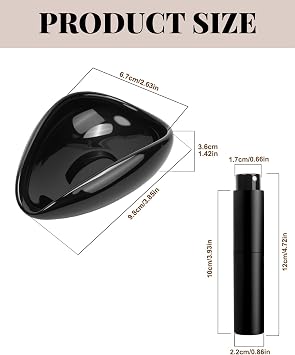 Ceramic Coffee Bean Dosing Tray & Aluminum Glass Spray Bottle