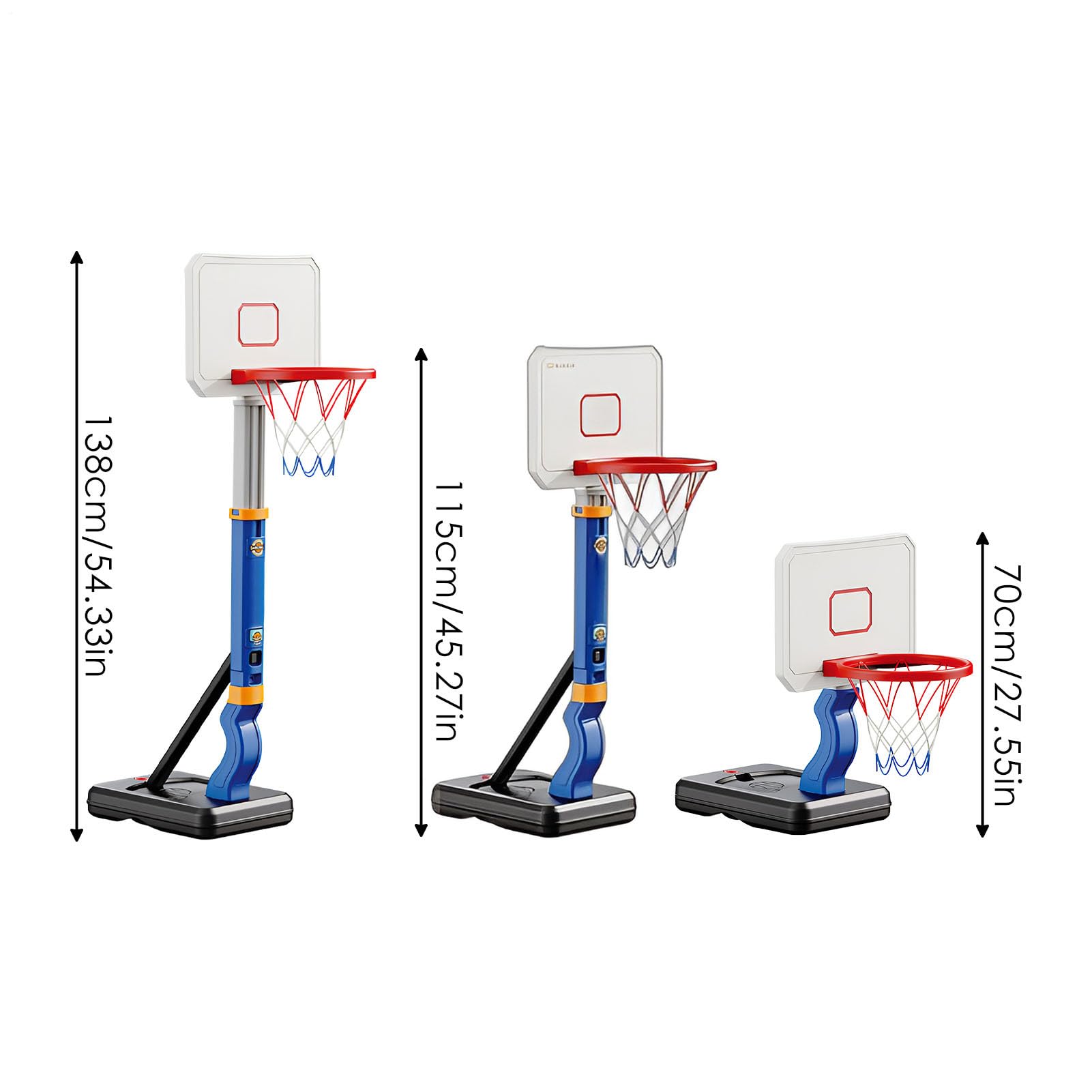 Cancello da basket per bambini, set con cestino all'aperto, giocattolo da basket per bambini, attività sportive a bordo piscina, divertenti attrezzi da gioco per bambini, palestra, cortile, sala
