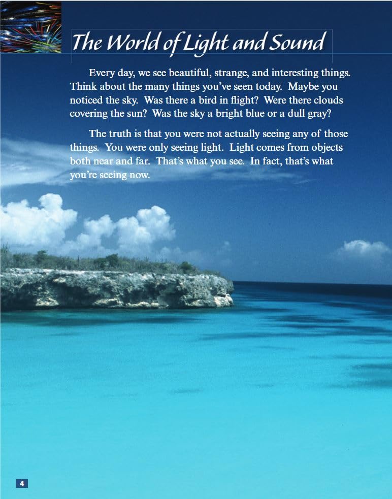 All About Light and Sound: Physical Science (Science Readers) - Image 4