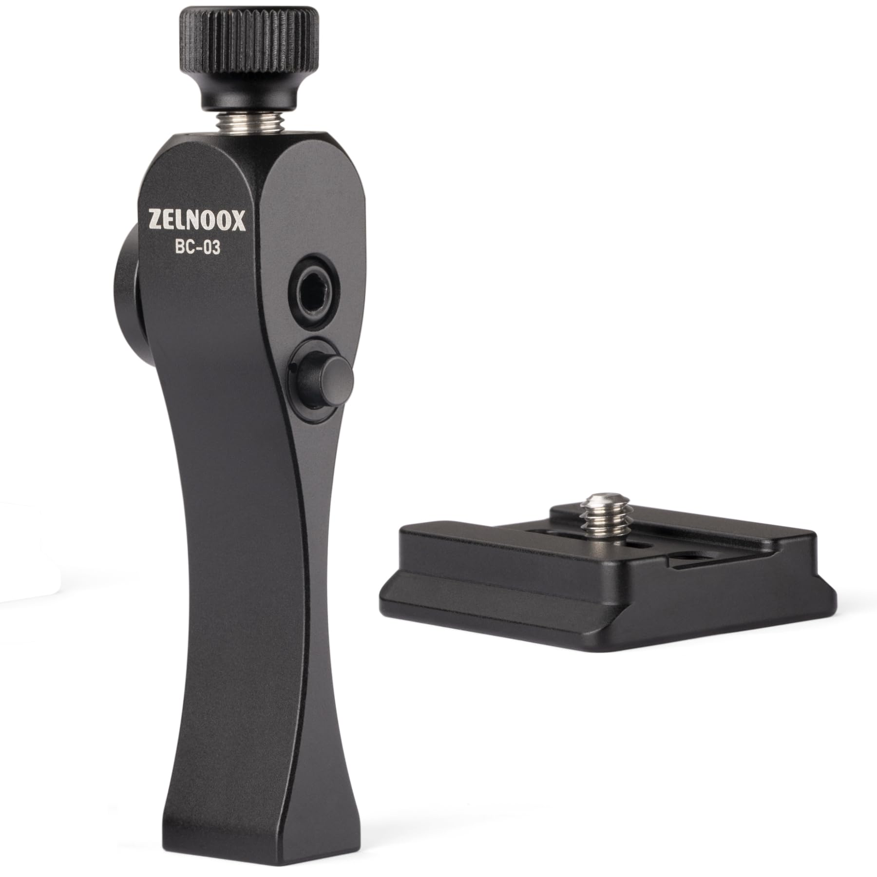 Binocular Tripod Adapter | Quick Release, 1/4"-20 Thread & Arca-Dovetail, CNC Aluminum, Anti-Drop, Fits Most Binoculars
