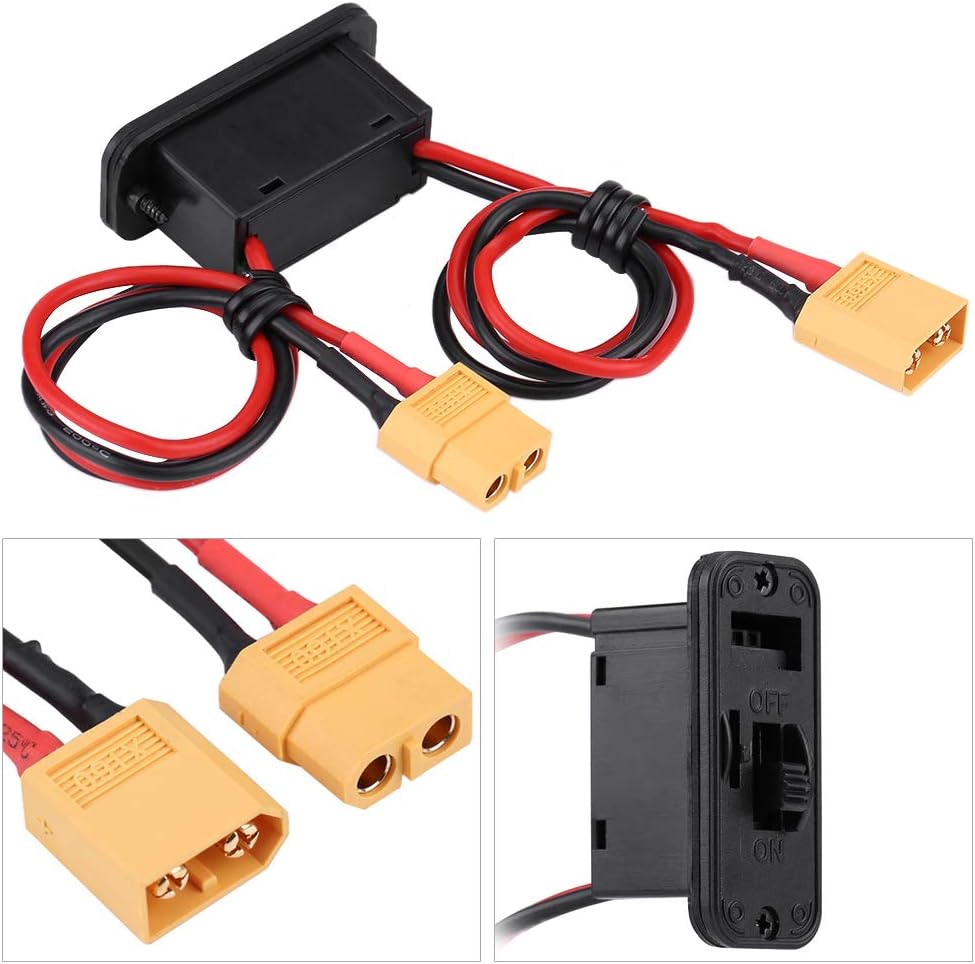 Dilwe RC Airplane Switch, Heavy Duty Large Current RC Airplane Model