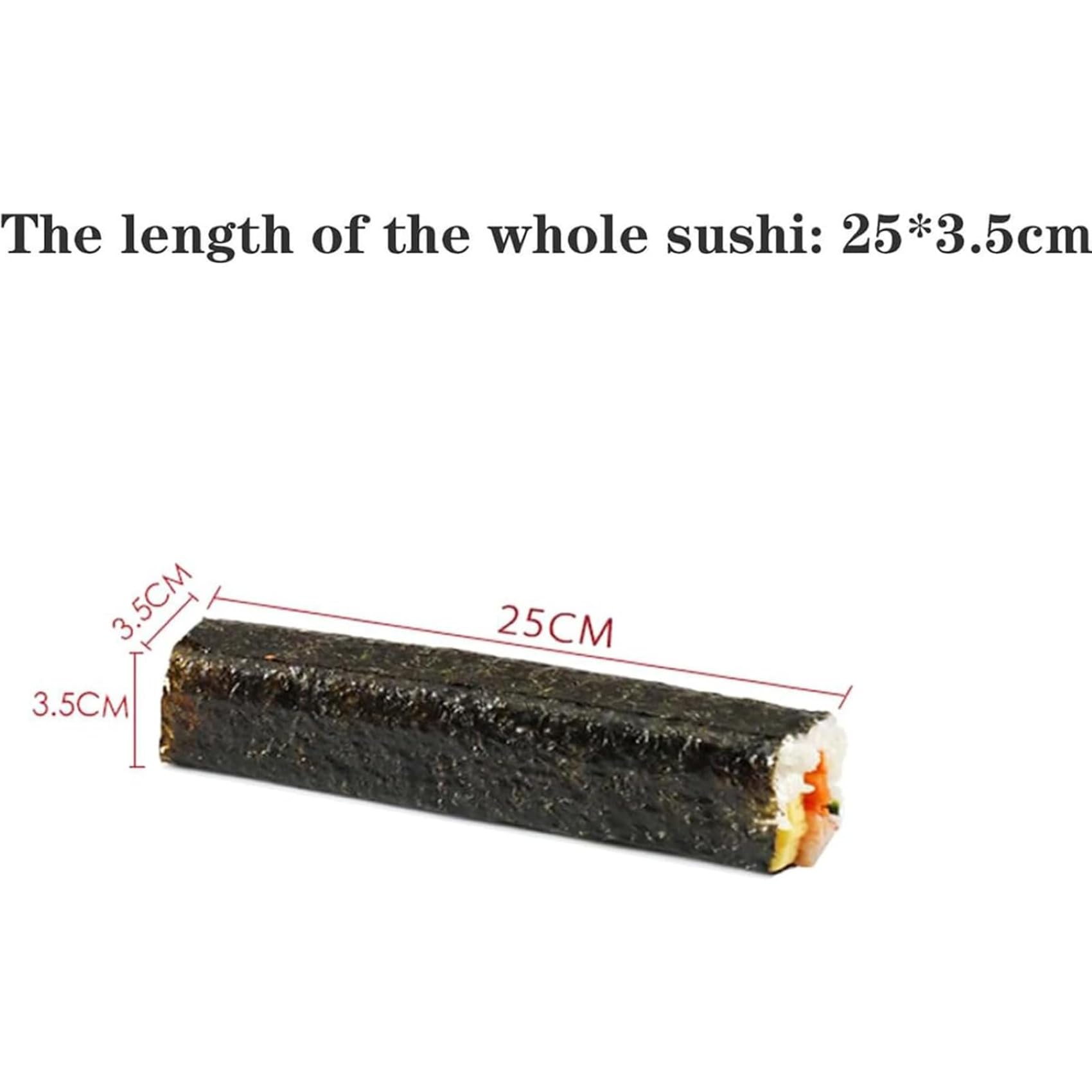 Sushi Rollmaschine, Edelstahl DIY Sushi Maker für einheitliche Größe, ideal für Zuhause Küche und Restaurants