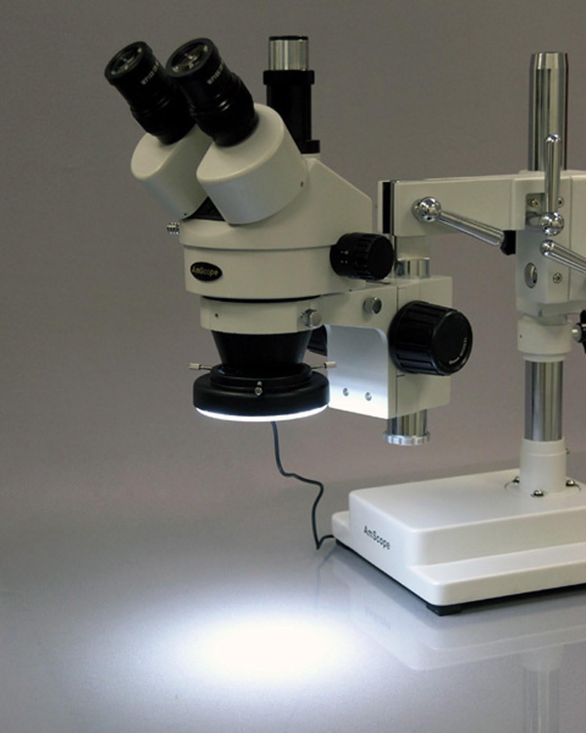 Microscope Led Lamp Shadow Free Microscope Lighting AmScope LED-60 Ring Light For ...