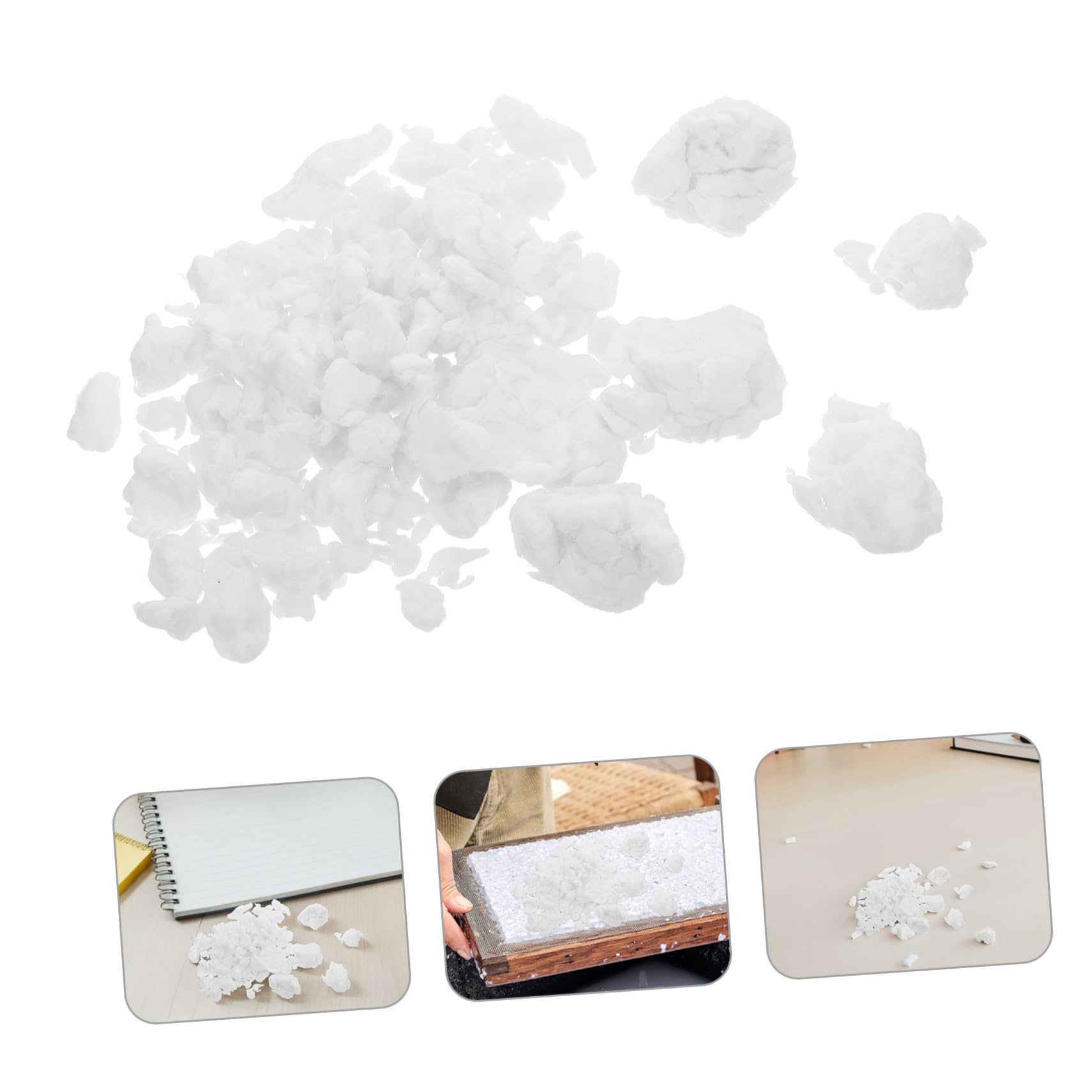 AUTSUPPL Papier Pâte Naturelle Déshydratée Matériau Fibres Artisanat DIY