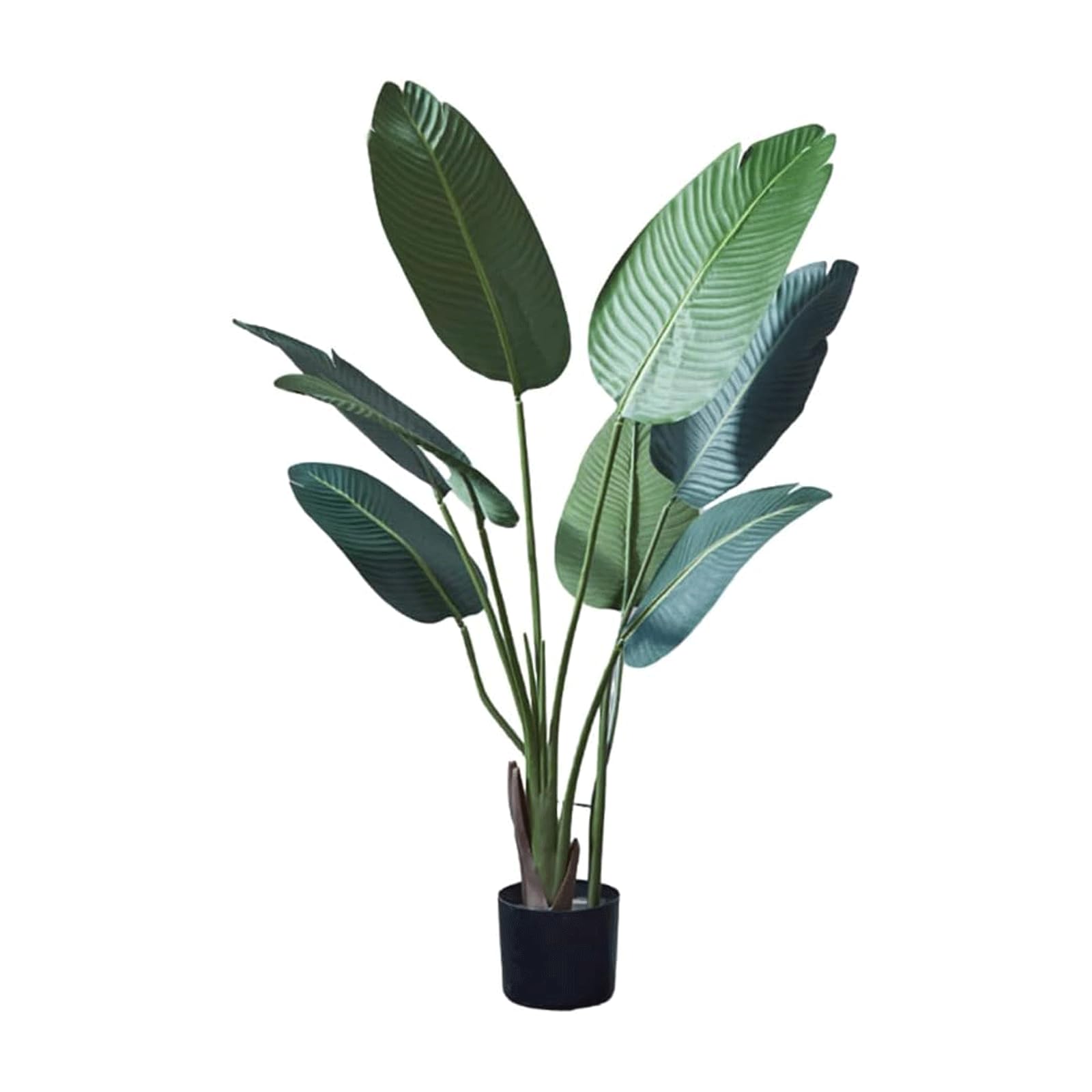 HCZKIUJY 120 Cm/3.9 Ft Artificial Tree 8 Leaves Artificial Plants Potted Plant Fake Tree Living Room Interior Decoration Faux Plant