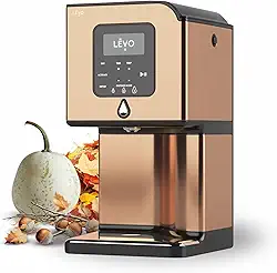 LEVO Lux – Máquina de Infusão de Óleo de Ervas Premium – Extrator Botânico – Secador de Ervas, Descarboxilador e Infusor de Óleo – Máquina de Infusão Comestível Gourmet – Para Gomas Infundidas,