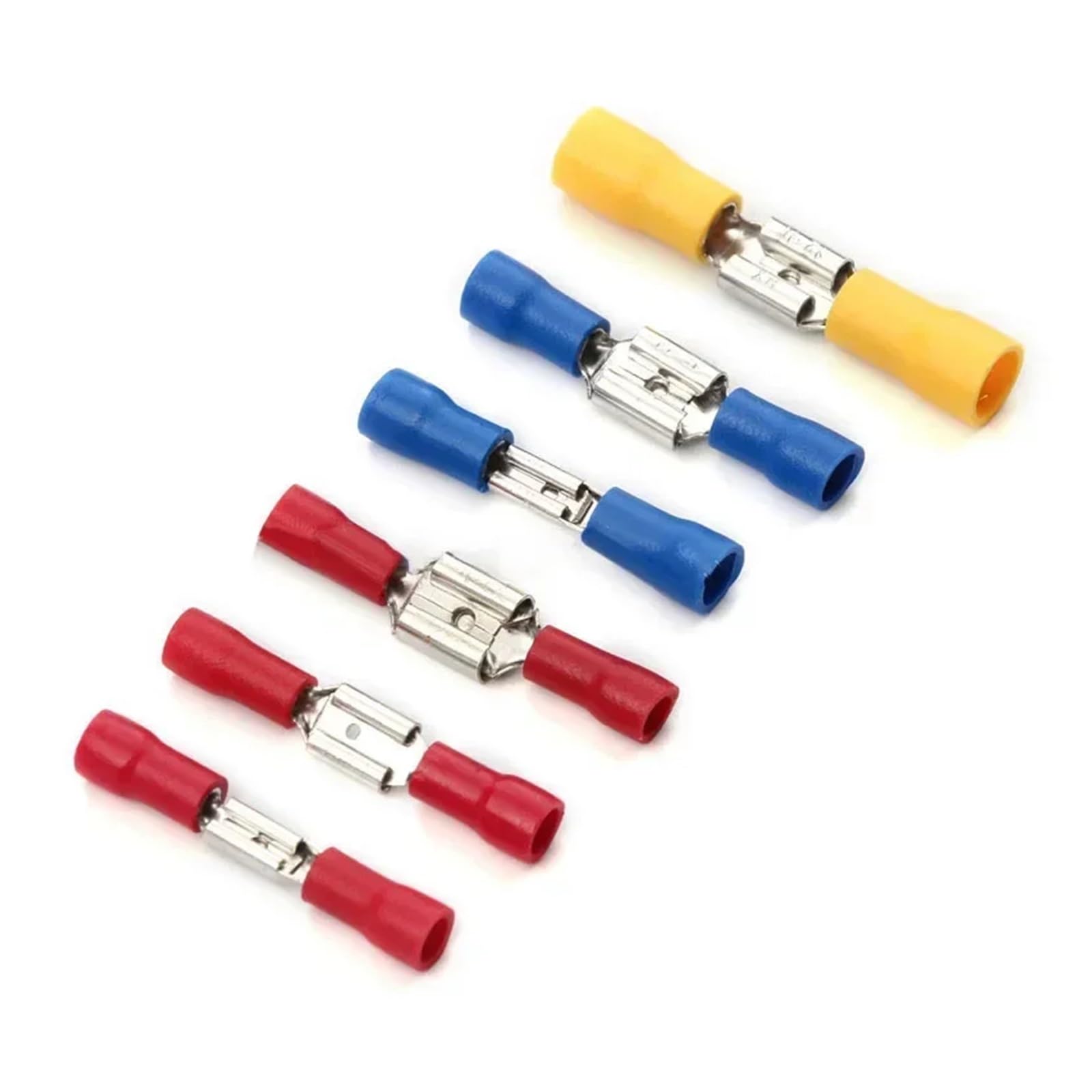 Verschiedene elektrische Crimp-Anschlussklemmen-Sets, 280/1500 Stück – kaltgepresste männliche und weibliche Schnellverbindungskabelschuhe(1500pcs)