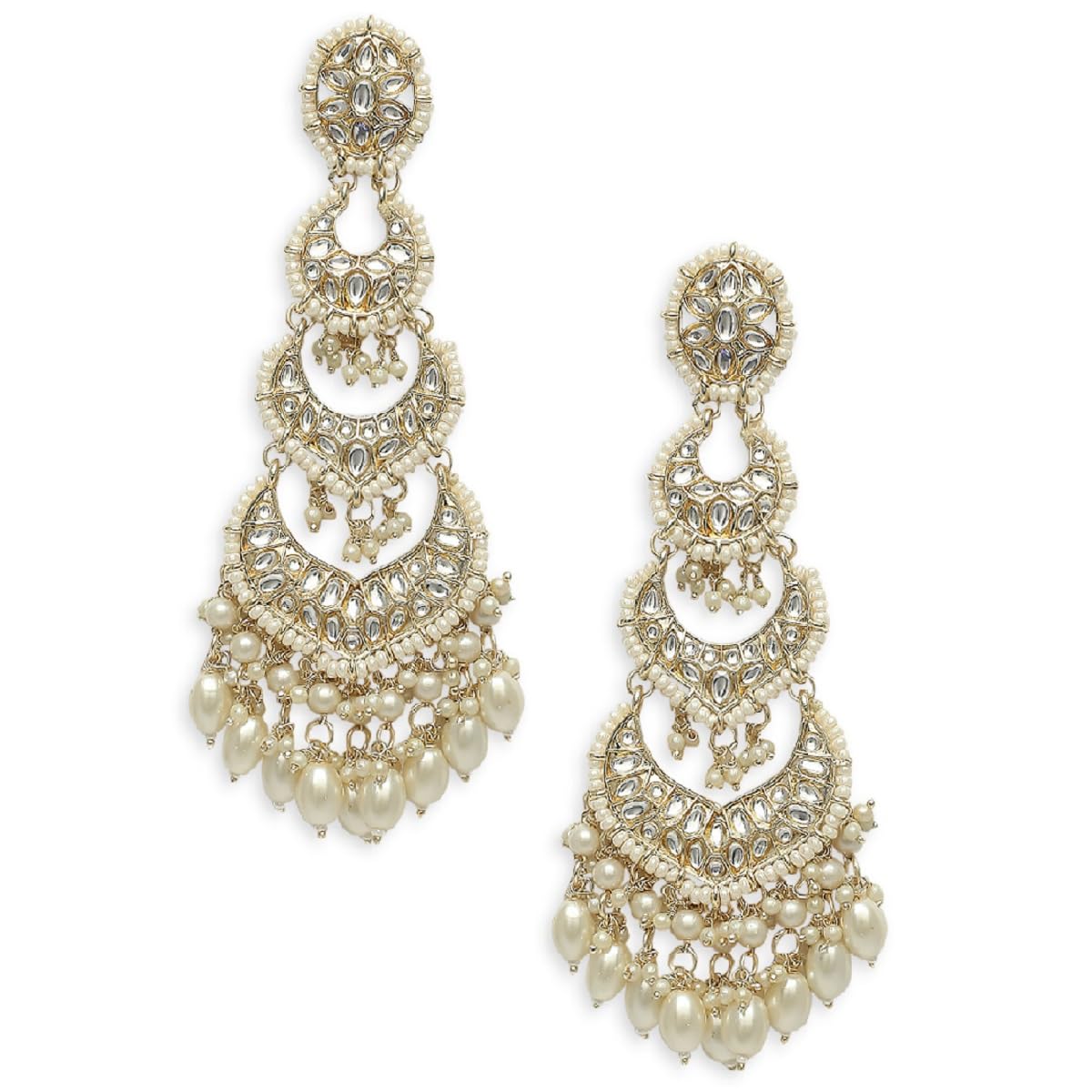 See full amazon price history chart for OOMPH Jewellery White Pearls & Kundan Jadau Long Chandbali Earrings for Women & Girls Stylish Latest (ERM2_AMR1) OOMPH Jewellery White Pearls & Kundan Jadau Long Chandbali Earrings for Women & Girls Stylish Latest (ERM2_AMR1) (B0CH1722VF) Amazon Price History, Amazon Price Tracker
