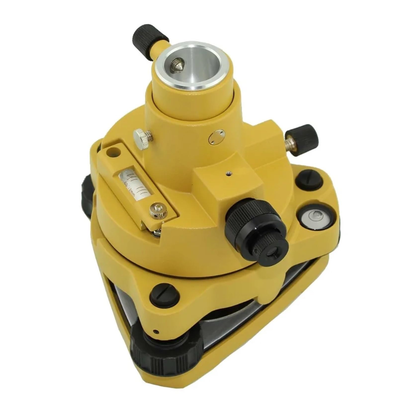 ZHANGGH Tribrach and Adapter with Optical Plummet FITS Prism Setup (Erect Image)(Yellow)