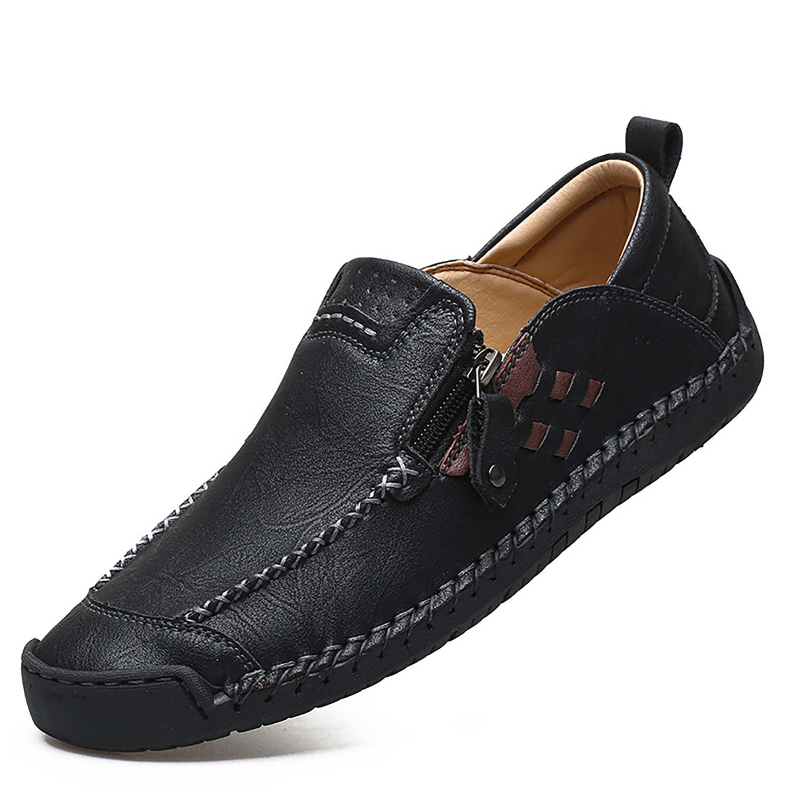 Mocassini Casual Traspiranti con Dettagli e Calzata Comoda, Disponibili in Taglie Grandi. Calzature Casual Slip-on.