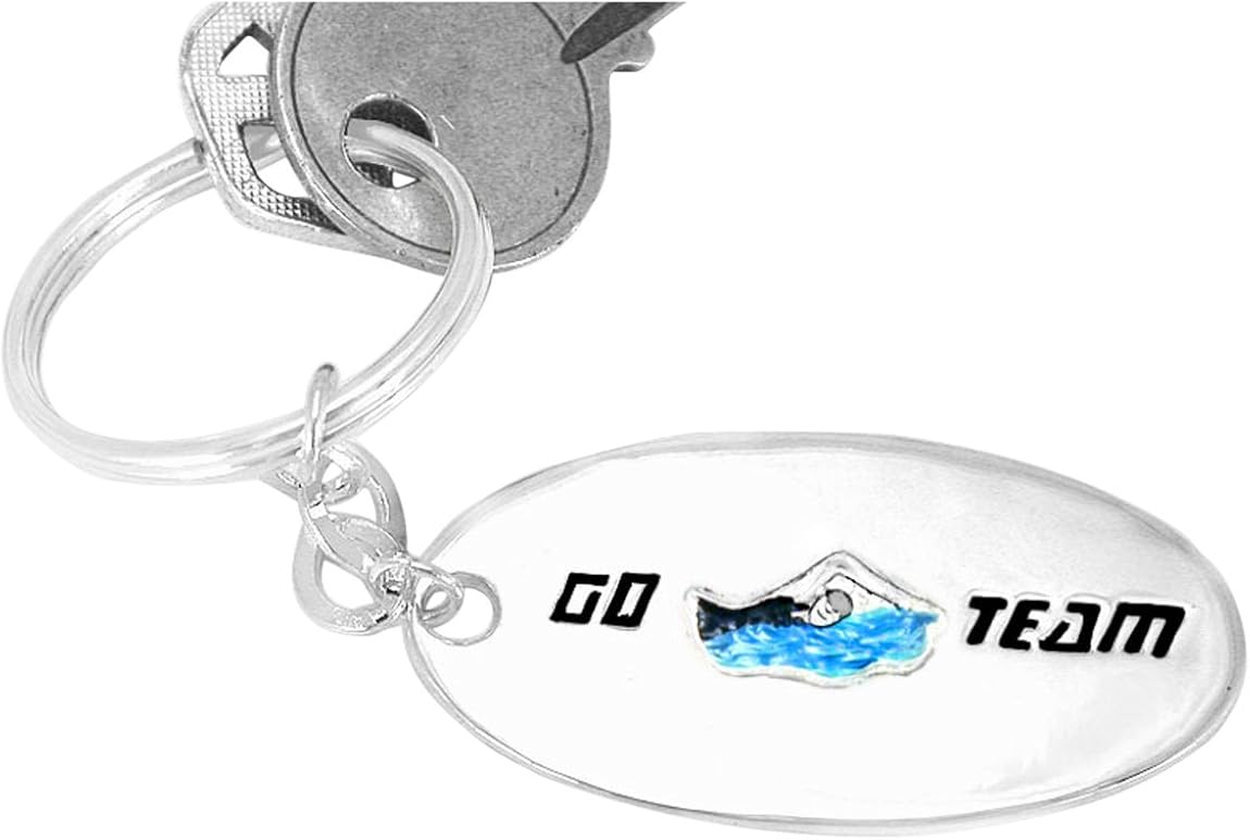 Swimming Key Chain Hypoallergenic, Adjustable SafeNickel